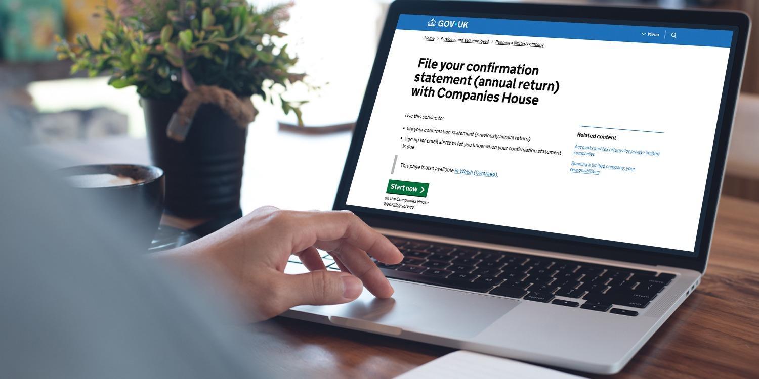 What is a confirmation statement and when is it due? 