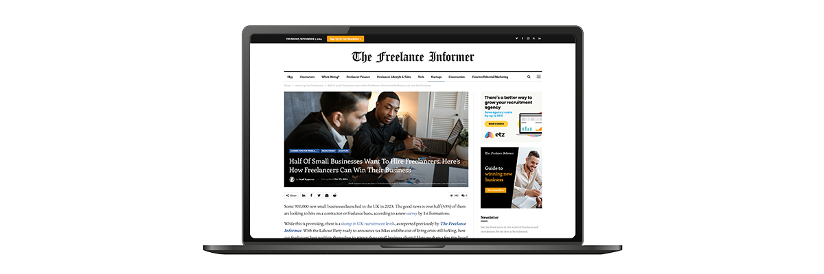 Half of small businesses want to hire freelancers. Here’s how freelancers can win their business