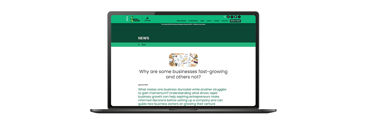 Why are some businesses fast-growing and others not?